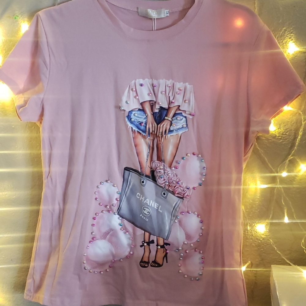 Cute embellished t-shirt